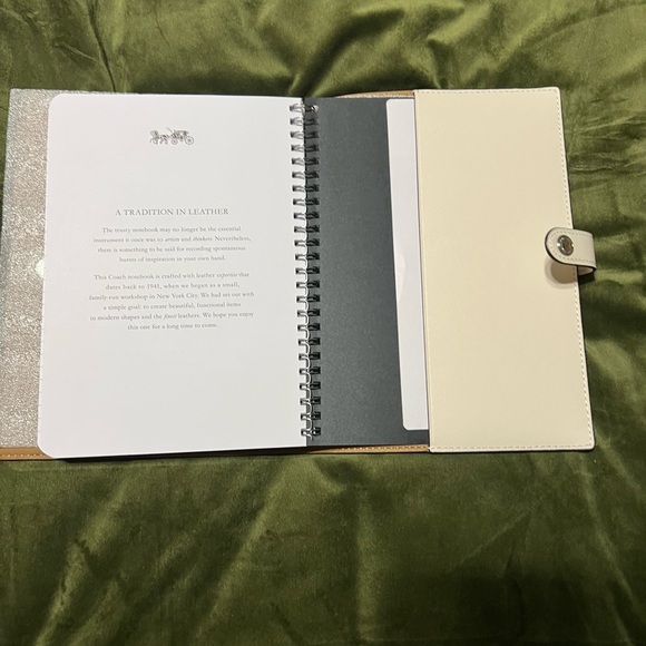 Coach Houndstooth Patterned Notebook - Picture 2 of 4